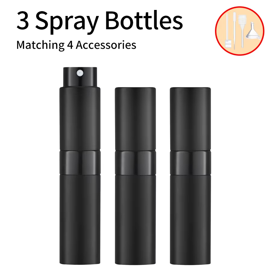 Oud Perfume Spray - 3pcs+4 Accessories 8ML Perfume Spray Bottle