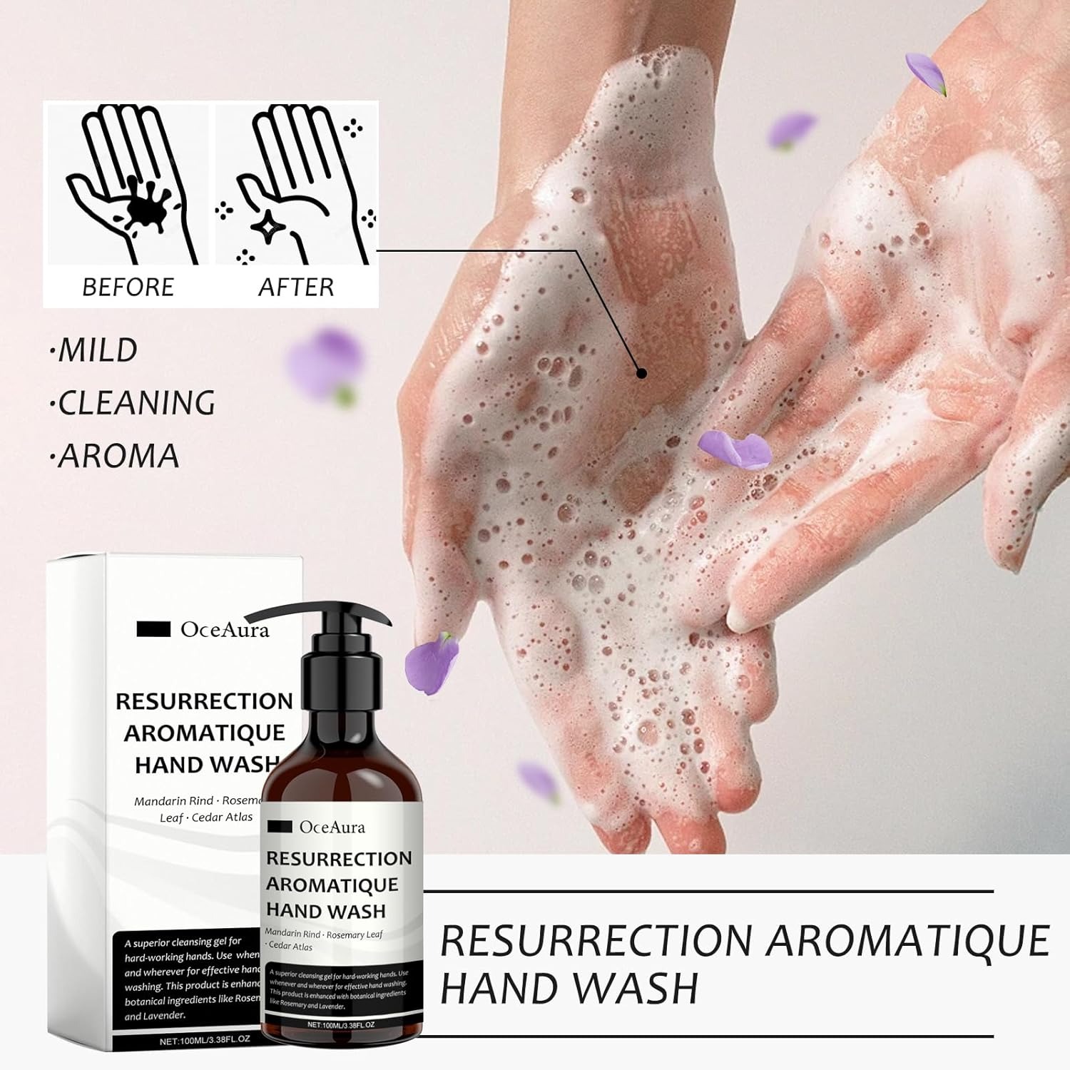 100ML Aromatic Hand Sanitizer  - огляд і ціна Perfume Fragrance Body Wash