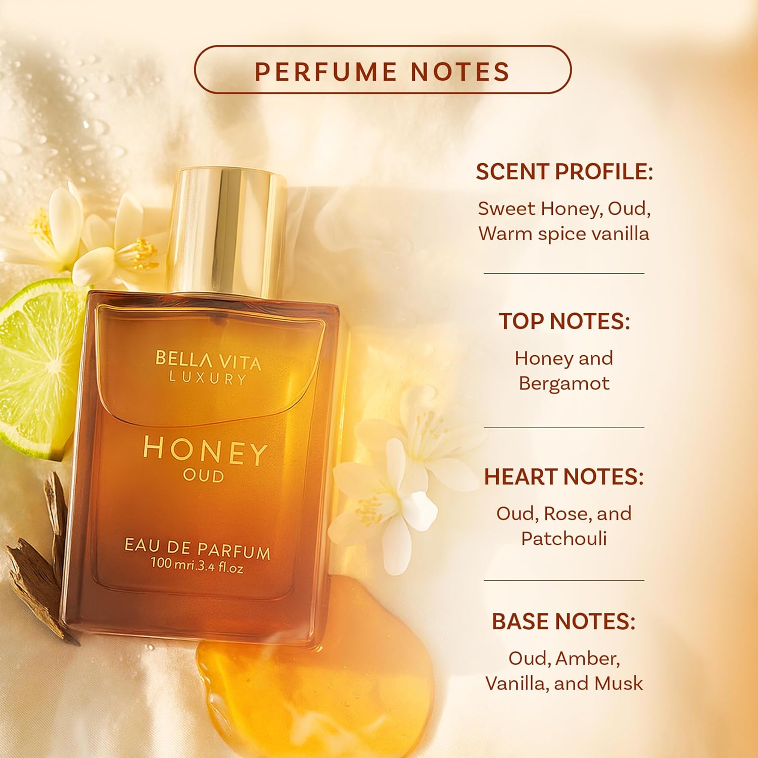 BellaVita Luxury Honey Oud EDP - огляд і ціна Perfume Quality Fragrance Oils