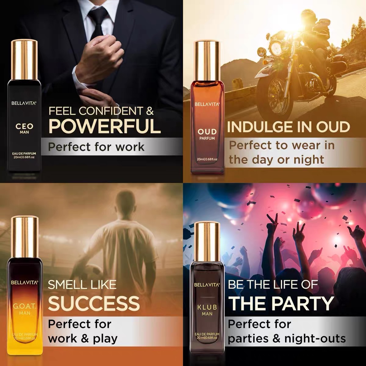 Bella Vita Organic Man Luxury  - огляд і ціна Pure Perfume Fragrance