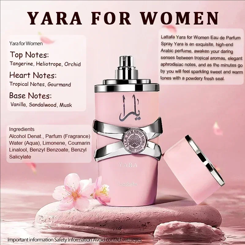 100ml Yara Perfume Original Bo - огляд і ціна Yara Perfume Fragrance